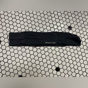 Nathan Black Elastic Fitness Band